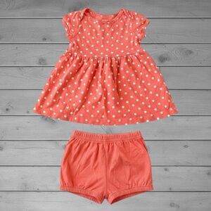 Carter's Coral Baby Outfit